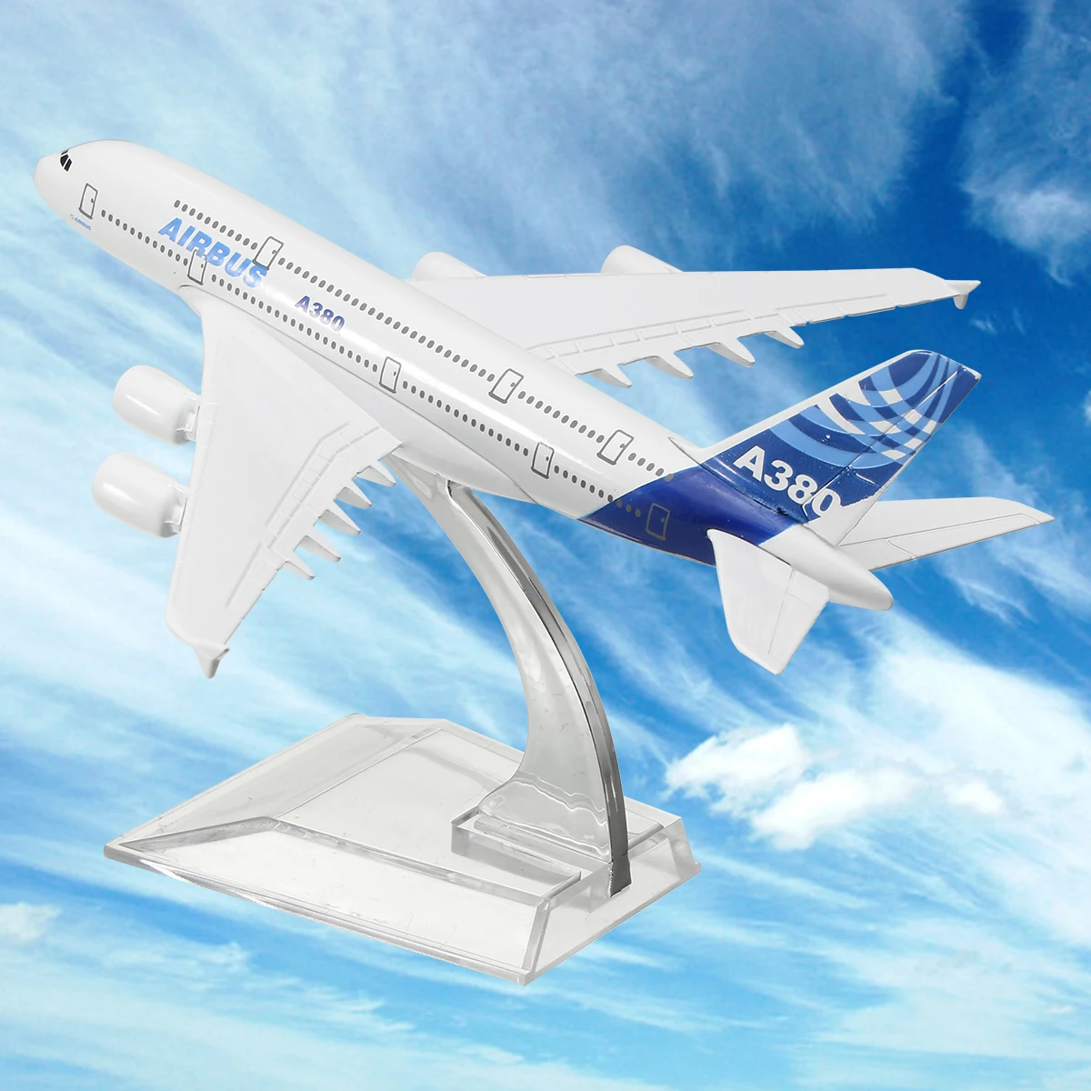 

KIWARM 16cm Metal Plane Model Aircraft Airbus A380 DHL Kargo Aeroplane Scale Desk Toy Decoration Crafts Figurines & Miniatures