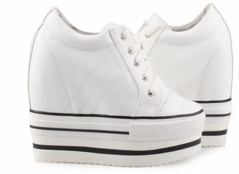 La yellow Black Cuñas Aumento Para Arriba Zalea Ascensor Zapato Mujeres Calidad white Ocasional Señoras Ocio De Las Alta Atan Altura El red Invisible CZwFxq4R