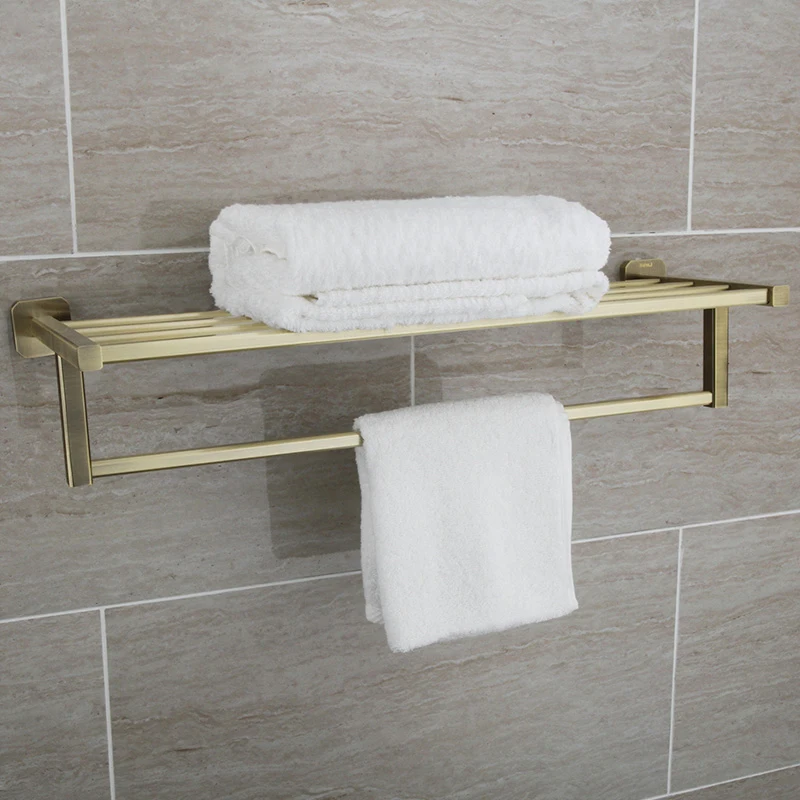 Buy Solid brass Bathroom Towel Rack Antique bronze