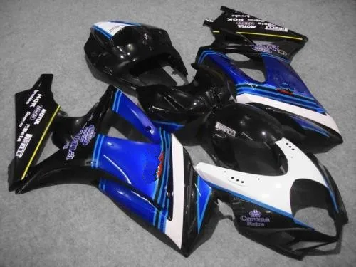 

Motorcycle Fairing kit for SUZUKI GSXR1000 K7 07 08 GSXR 1000 2007 2008 gsxr1000 ABS blue white black Fairings set+gifts SB33