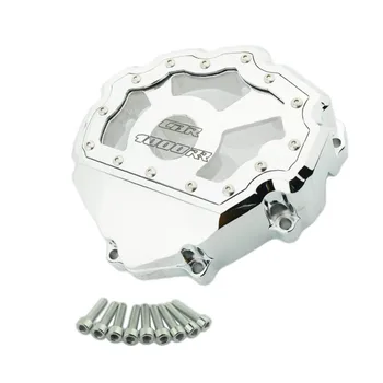 

Motorcycle Chrome Left Engine Stator Cover See Through For Honda CBR1000RR CBR 1000 RR 2008-2014 Black Left "CBR 1000RR" Logo