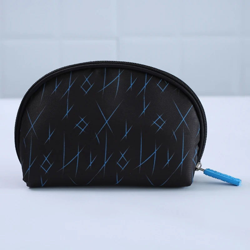 XZP Geometry Cosmetic Bag Travel Case Portable Waterproof Wash Makeup Bag Kids Pencil Case Student Pen Pouch Organizer Holder