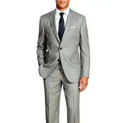 Новый стиль мужской костюм Мода (куртка + Брюки для девочек) Лидер продаж свадебные повод Жених Смокинги для женихов праздничная одежда