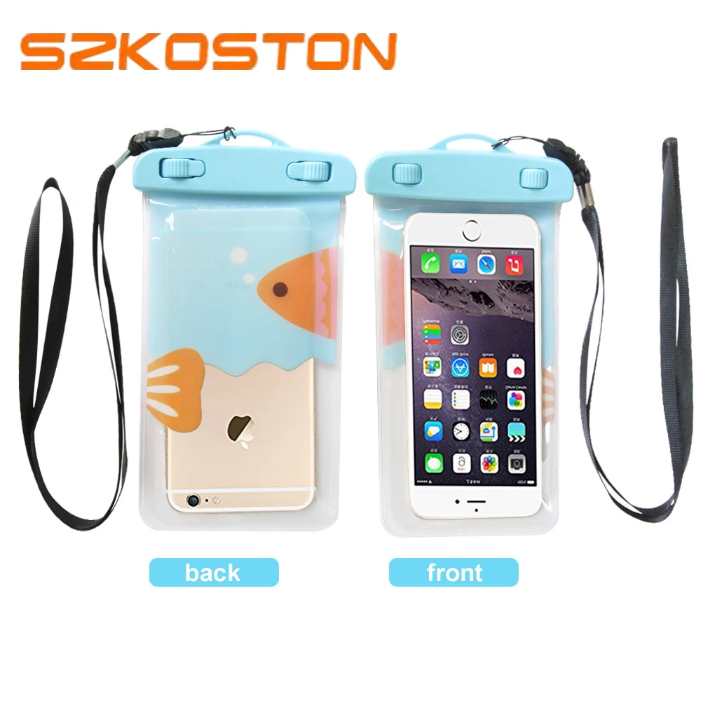 Waterproof Bag With Strap Underwater Pouch Phone Case For iPhone 8 8