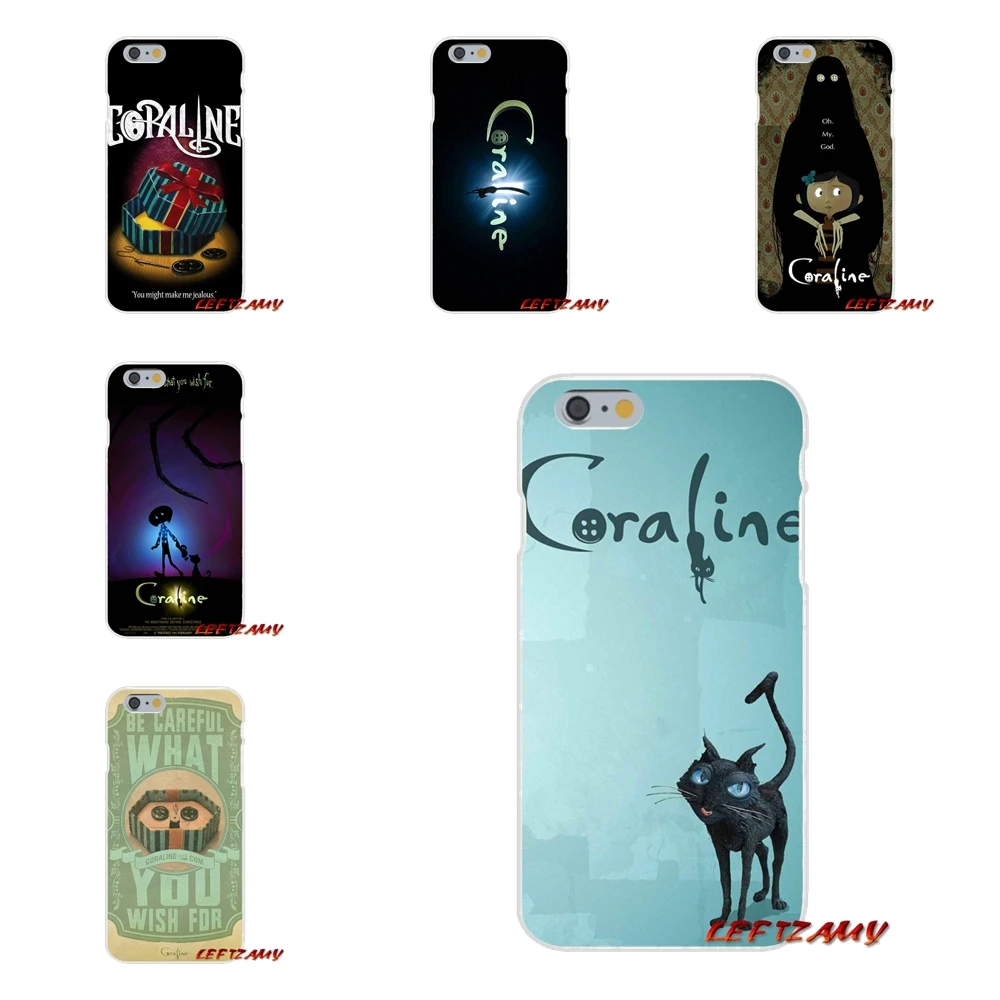 Goede Voor Sony Xperia Z Z1 Z2 Z3 Z4 Z5 compact M2 M4 M5 E3 T3 XA Aqua Cartoon Coraline Film Art Zachte Telefoon Case siliconen