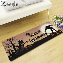 Zeegle дверной коврик "Хэллоуин" Длинные ковры для гостиной нескользящий Детский ковер коврики и ковры и коврик в прихожую