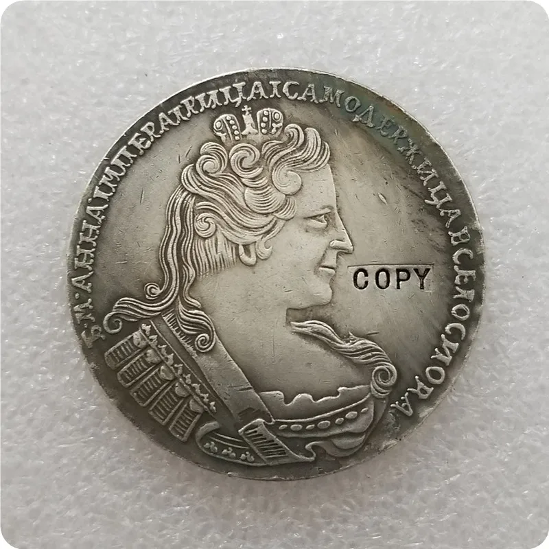 1733 RUSSIA 1 ROUBLE Copy Coin commemorative coins-replica coins medal collectibles | Дом и сад