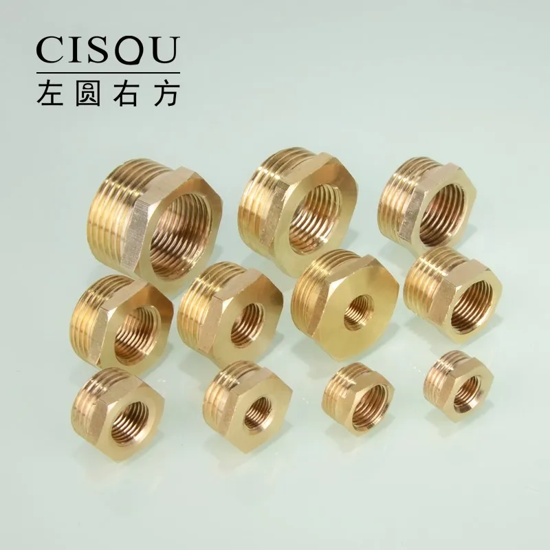 

M/F 1/8" 1/4" 3/8" 1/2" 3/4" BSP Male to Female change Brass Hose Fitting Hex Reducer Bushing Coupler Connector Adapter