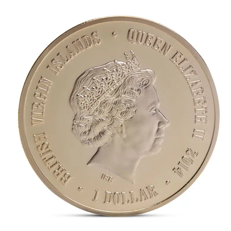 

The Virgin Islands Liger Commemorative Coin Collection Gift Souvenir Art Metal Antiqu