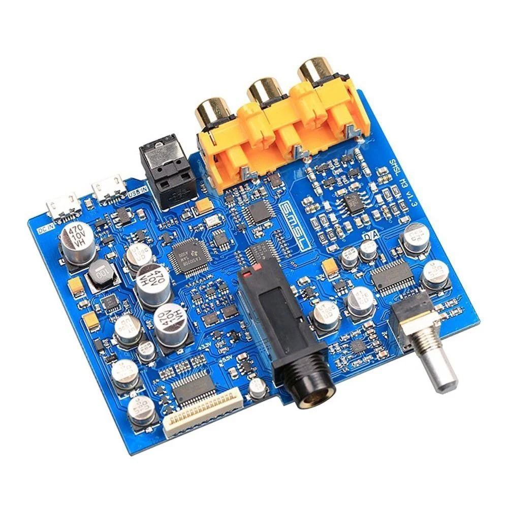SMSL M3 CS4398 оптический коаксиальный USB DAC и усилитель для наушников 192 кГц|Усилители