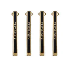 Золотая Новая Зеландия slimline ручка клип(черный с полосой) RZ-SC-G и B-AUS