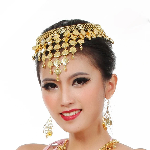 beautiful head ornaments Indian Dance Accessories Professional Costumes