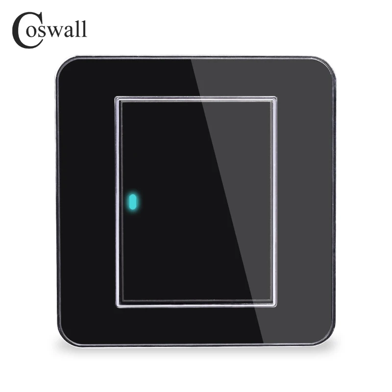 Coswall Brand New Arrival 1 Gang 1 Way Random Click Push Button Wall