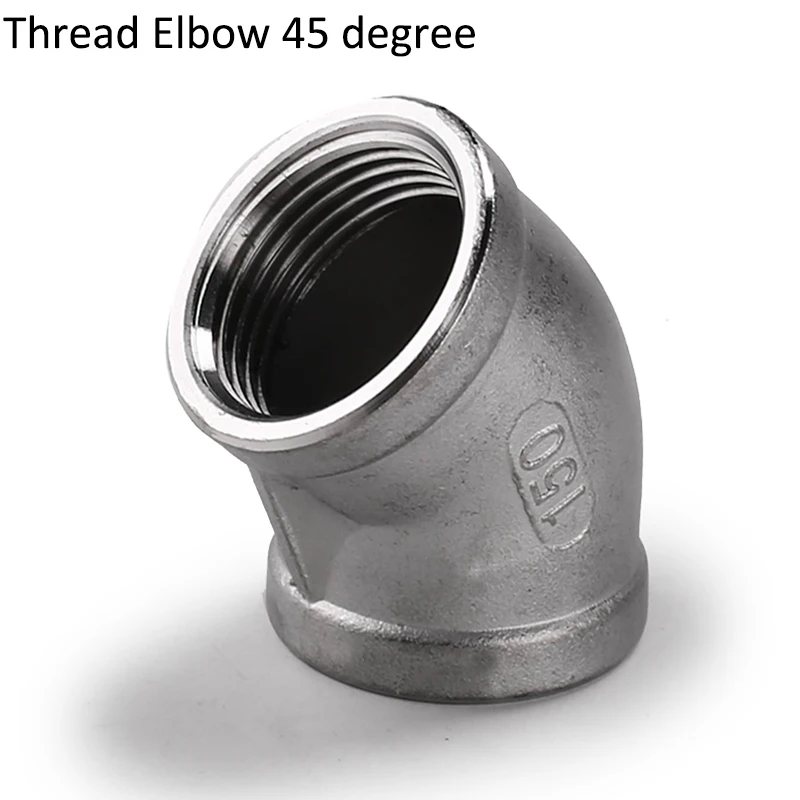 304 Stainless Steel 1/2" Elbow 90 degree angled Pipe Fitting Female threaded 