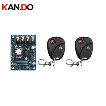 

New DC12V 24V 36V 48V 10A 1CH 1Channe RF wireless remote control switch System, 2 X Transmitter + 1 X Receiver,315/433 MHZ
