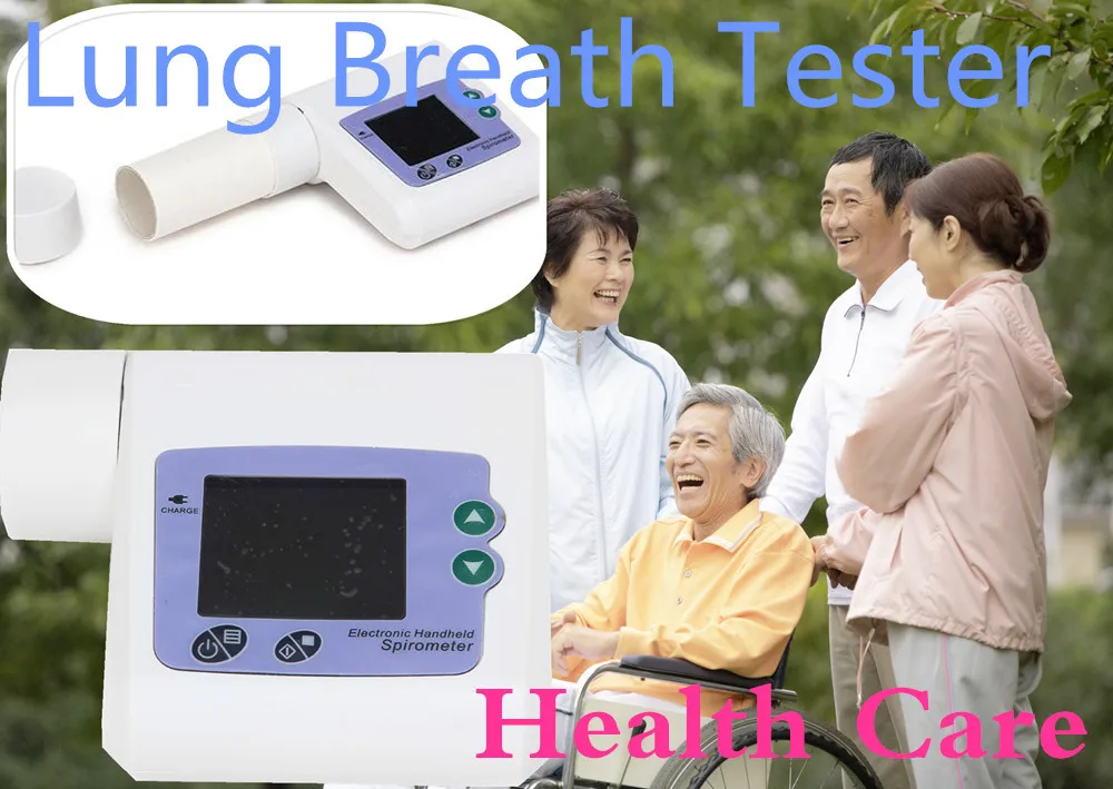 Free Shipping Digital Spirometer Newest Good Quality Lung Spirometer
