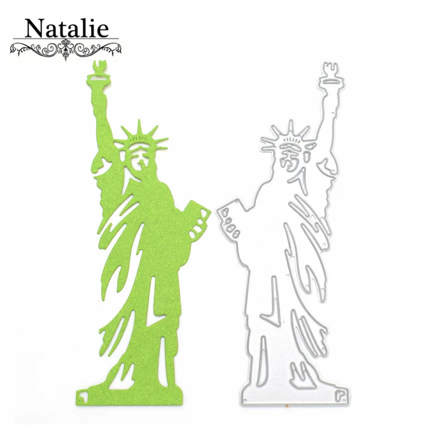 

1pce Statue of Liberty Metal Cutting Dies For Scrapbooking Stencils DIY Album Cards Decoration Embossing Folder Die Cuts Mold