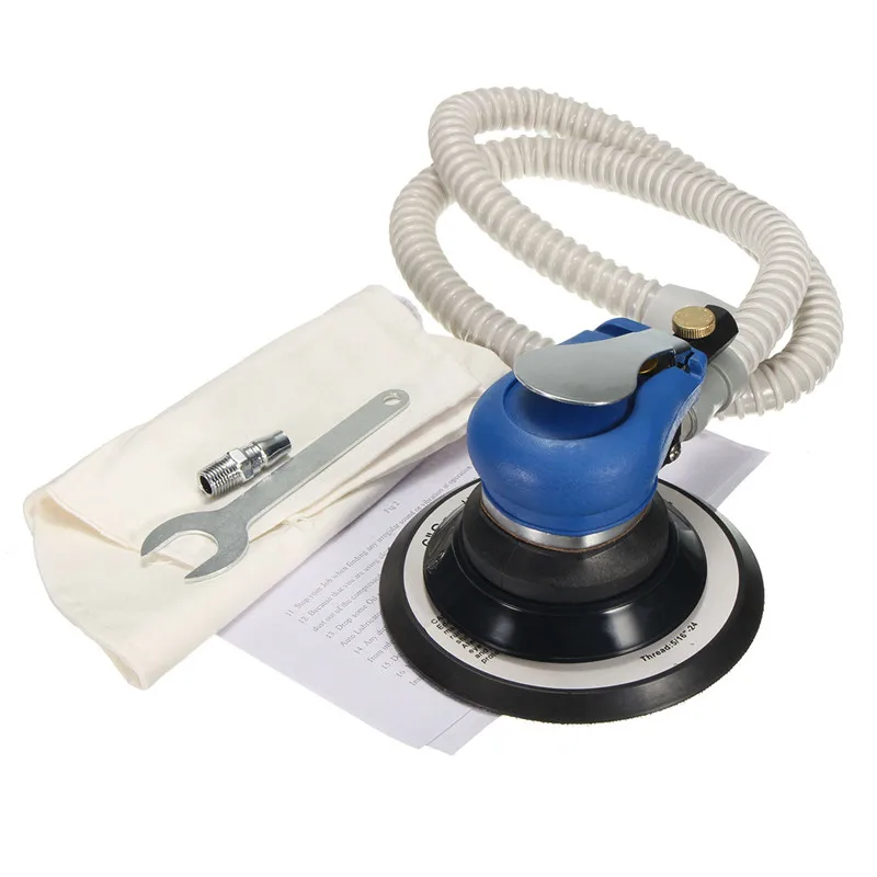 

6 Inch Random Orbital Air For Palm Sander & Car Polisher Vacuum Cleaner Set Tool 6 Inch Polishing Machine Power Tool New Arrived