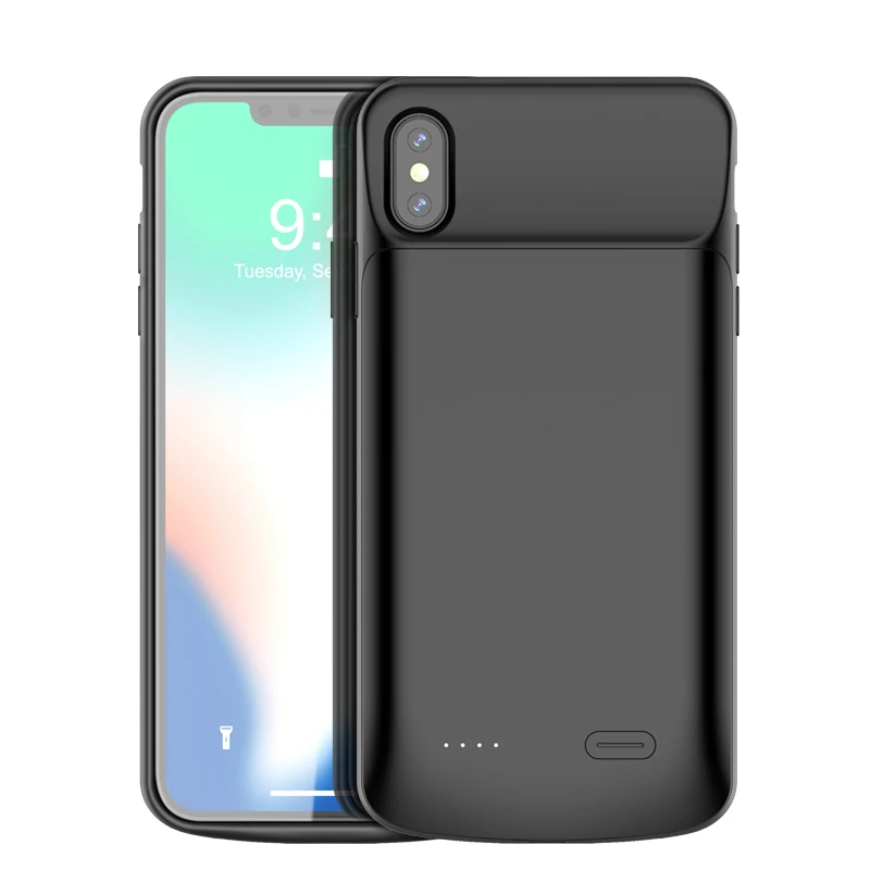 Чехол для зарядного устройства для iPhone X XS MAX XR, чехол для аккумулятора, зарядное устройство, ультра тонкий внешний чехол