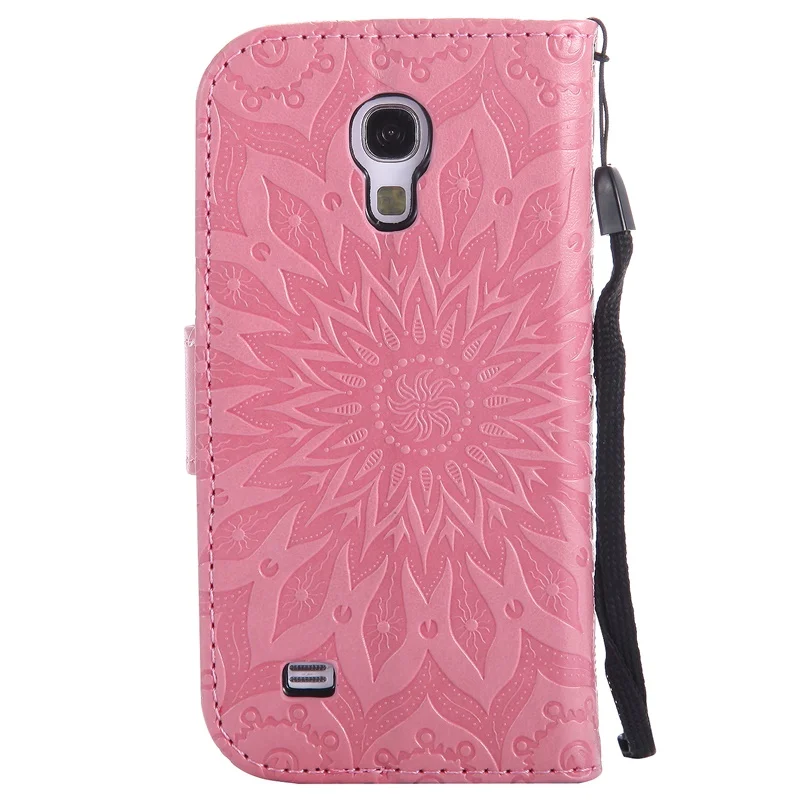 Чехол для Galaxy S4 Mini чехол с 3D тиснением Samsung I9190 I9195 I9192 GT бумажник откидной крышкой