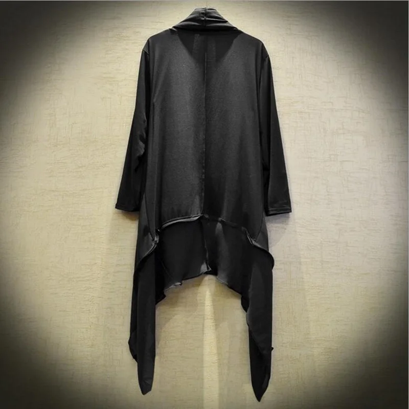 Spring Summer Men Loose Style Hip Hop Punk Long Trench Coat Cloak Men Nightclub Vintage Cape Streetwear Long Jacket Spring Summer Men Loose Style Hip Hop Punk Long Trench Coat Cloak Men Nightclub Vintage Cape Streetwear Long Jacket