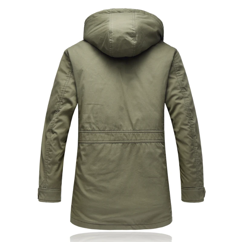 LONMMY 5XL 6XL 7XL военная куртка мужская зимняя парка с капюшоном Длинная стильная бархатная утолщенная Повседневная парка Мужская ветровка