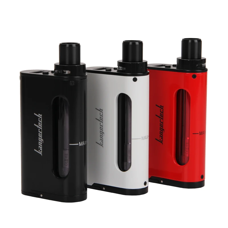 Оригинал Kanger cupti 75 Вт TC AIO комплект с 5 мл распылитель SS316L 1.5ohm clocc core kanger
