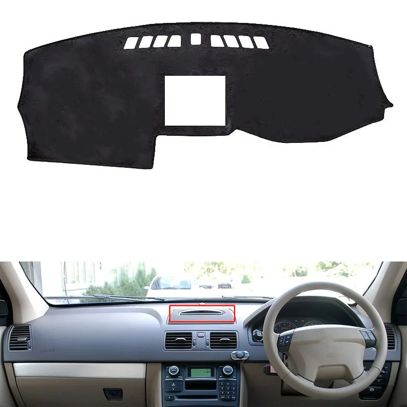 Коврик для приборной панели автомобиля для volvo XC90 2004 2005 2006-2013 правым приводом коврик для приборной панели аксессуары для приборной панели