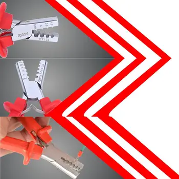 

Hot Crimper Cable Cutter Automatic Wire Stripper Multifunctional Stripping Tools Crimping Plier Terminal 0.5-2.5mm2tool LG66