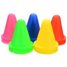 5 шт./компл. мягкие тренировочные дорожные конусы, Баррикады трафика конус препятствие ворс для 1/10 RC автомобиль