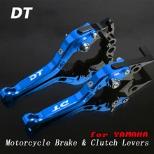 Dla Yamaha DT125LC DT 125 LC MK2 i MK3 1985-1989 1986 1987 motorowe dźwignie hamulcowe motocyklowe składane wysuwane regulowane