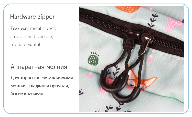 WINNER Fox Pattern Printing Backpack Female Travel Daily Laptop Student School Backpack Water  Repellent For Teenagers Mochila 2018 (12)