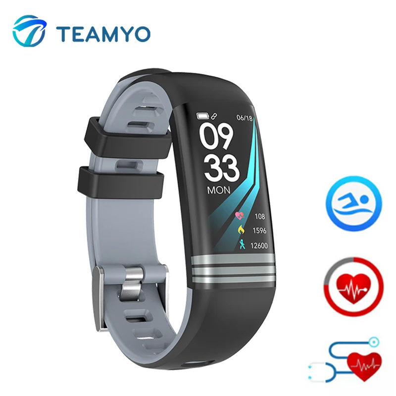 

Teamyo G26S Smart Fitness Bracelet Color Screen IP67 Waterproof Heart Rate Blood Pressure Oxygen Multi Sport Mode Pedometer Band