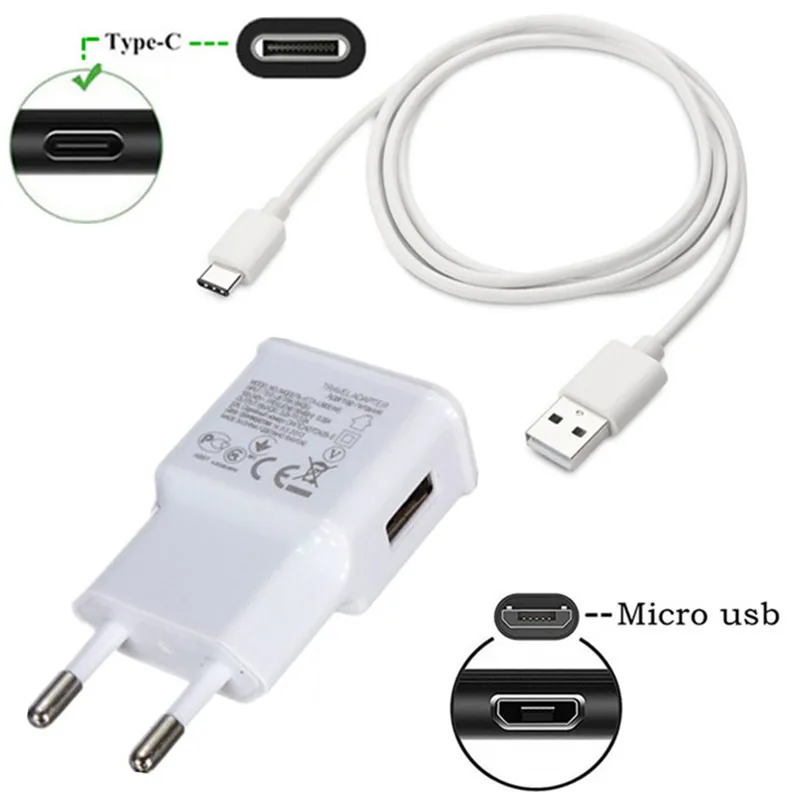 Адаптер для зарядки телефона Samsung A9 A8 A7 2018 кабель Micro USB Type C передачи данных Xiaomi mi max