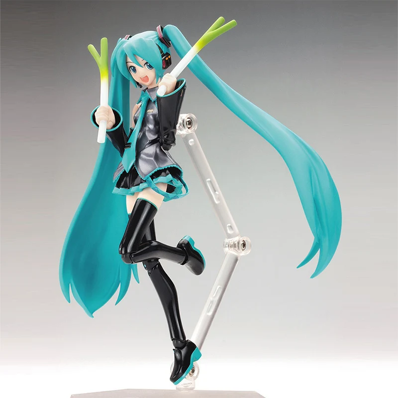 15 см подвижная Аниме Фигурка Хацунэ Мику модель игрушки куклы ПВХ Figma 014 героини