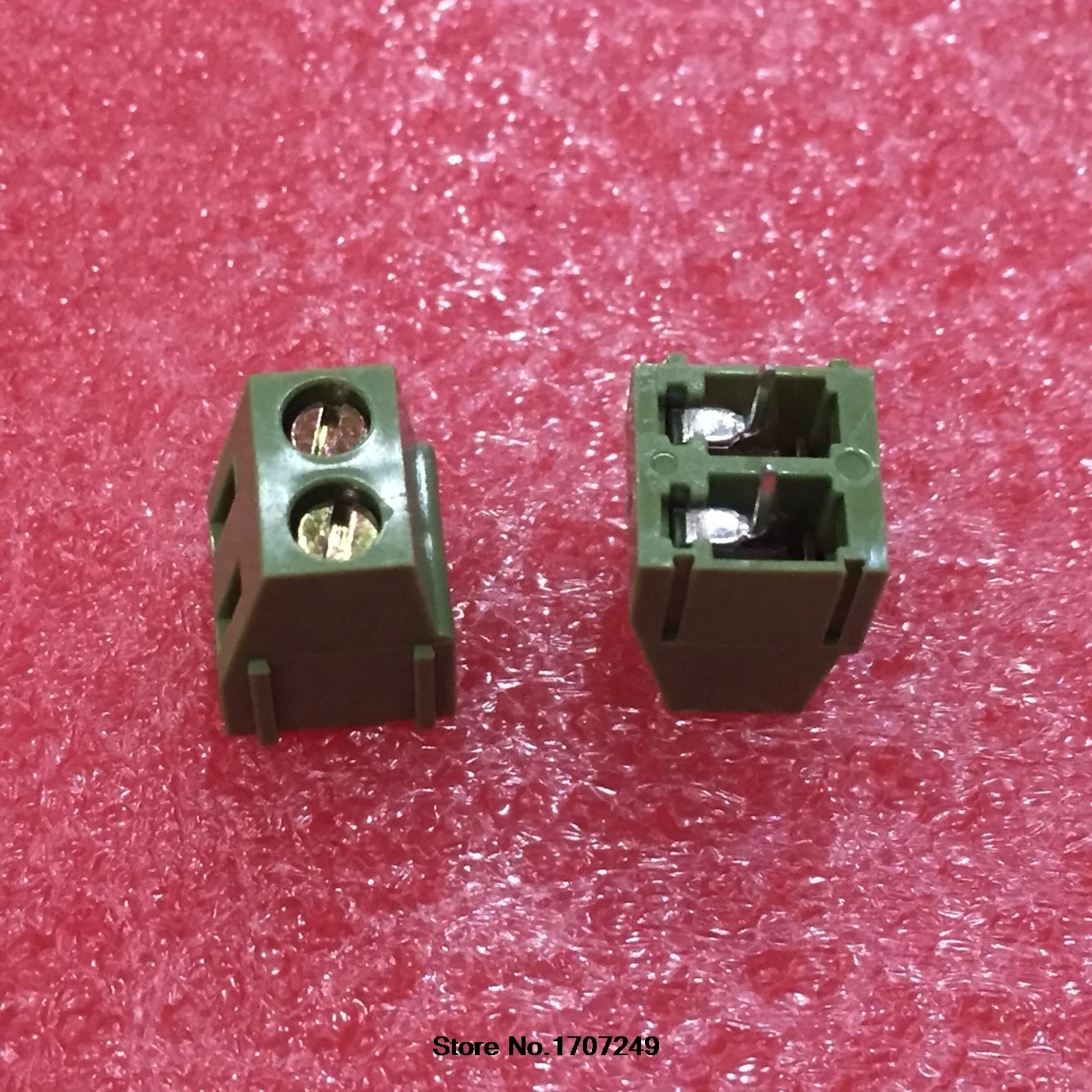 100 шт. KF128 5.08 2P 2Pin 5 08 мм высококачественные Экологичные медные ножки PCB винтовая