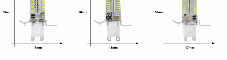 YNL 10 шт. лампада G9 светодиодный светильник 220В 3 Вт 2 Вт 220 SMD 3014 2835 угол луча Luz Bombillas Lampadas de G9 светодиодный светильник лампы