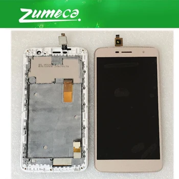 

For Homtom HT17 HT17 Pro HT17Pro LCD Display Screen+Touch Screen Digitizer With FRAME Assembly black white gold color