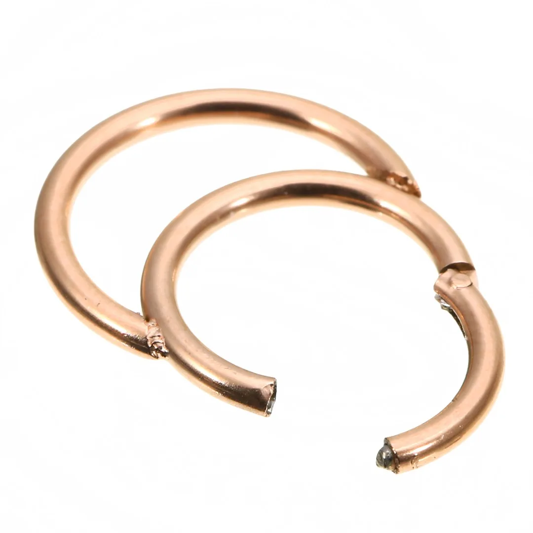 1pcs Punk Style Women Men Charm Double Hoop Surgical Steel Nose Ring Stud Lip Ear Tragus Vintage Body Piercing Jewelry Shellhard