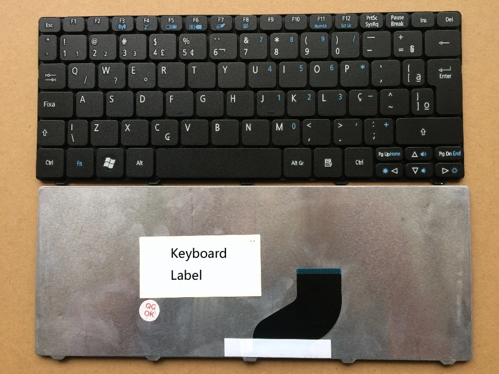 

New notebook keyboard for ACER aspire ONE 521 532 531H NAV51 NAV50 BRAZILIAN/CZECH/Deutsch German/HEBREW/HUNGARIAN layout