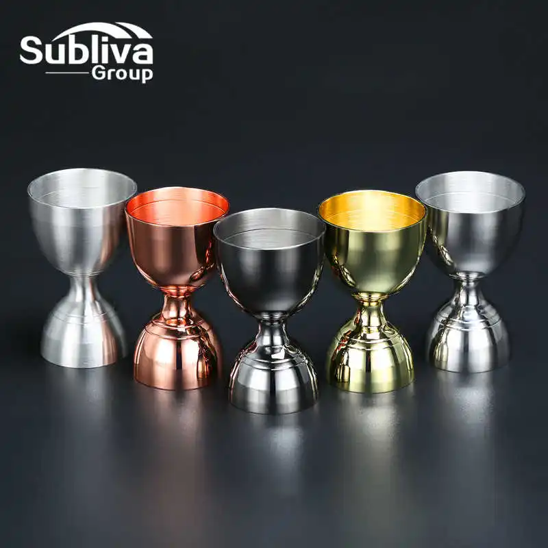 Slim Waist Cocktail Jigger 30/60 ml Elegance and Practicality Stainless