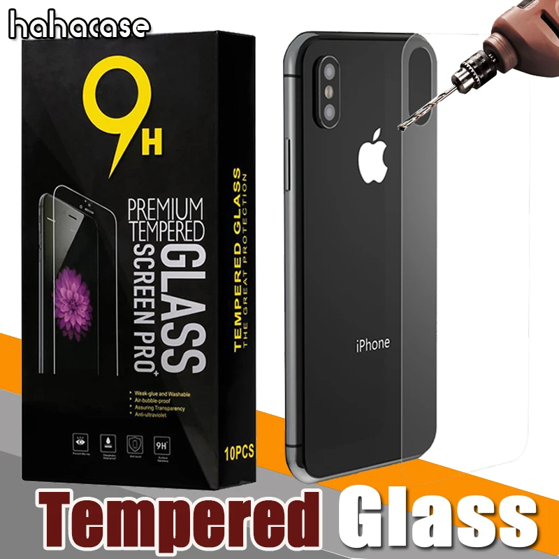 500pcs Tempered Glass 9H Hardness 2.5D For iPhone XS Max XR X 8 Plus HD Screen Guard Slim