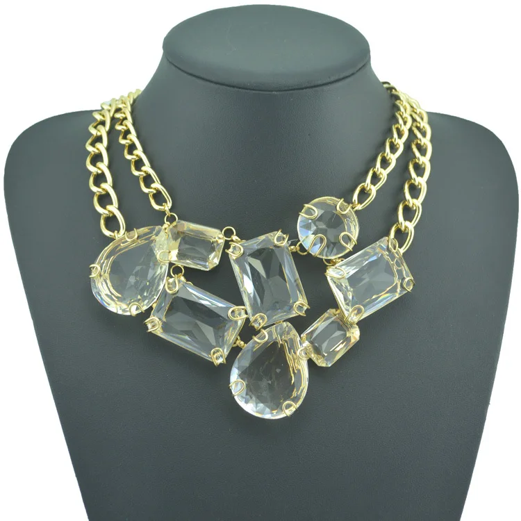 Модные ожерелья с кристаллами и верхние подвески новинка 2018|necklace women necklace|crystal
