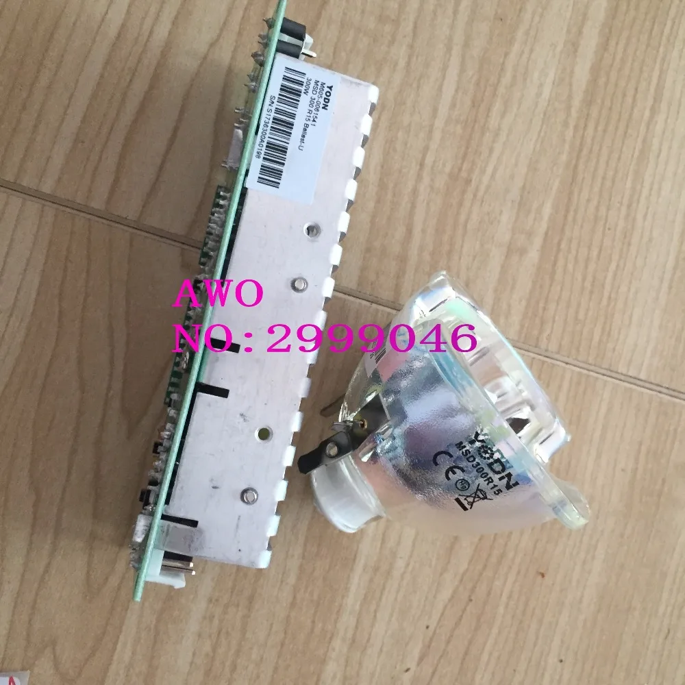 1 group/ LOT Original Taiwan YODN MSD 300R15 beam pattern light bulb 15R(56*56) + 300W ballast Ballast Electronic Ignitor | Электроника