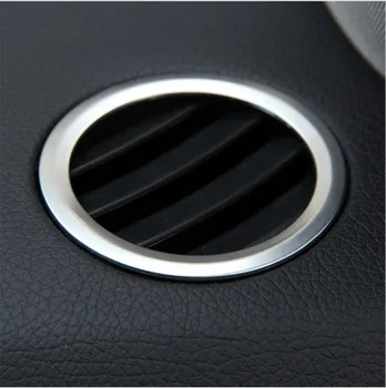 

2Pcs/set ABS Chrome Interior AC Air Vent Outlet Cover Trim Decoration For Mercedes Benz GLK X204 ML W124 GL X164 Car Accessories