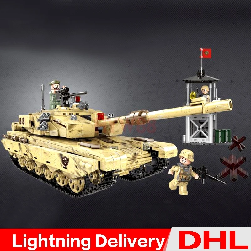 

XINGBAO 06021 1340PCS Military Series The 99 Tank Set Building Blocks Bricks Tank Model Car Model Kid Toys As Christmas Gifts