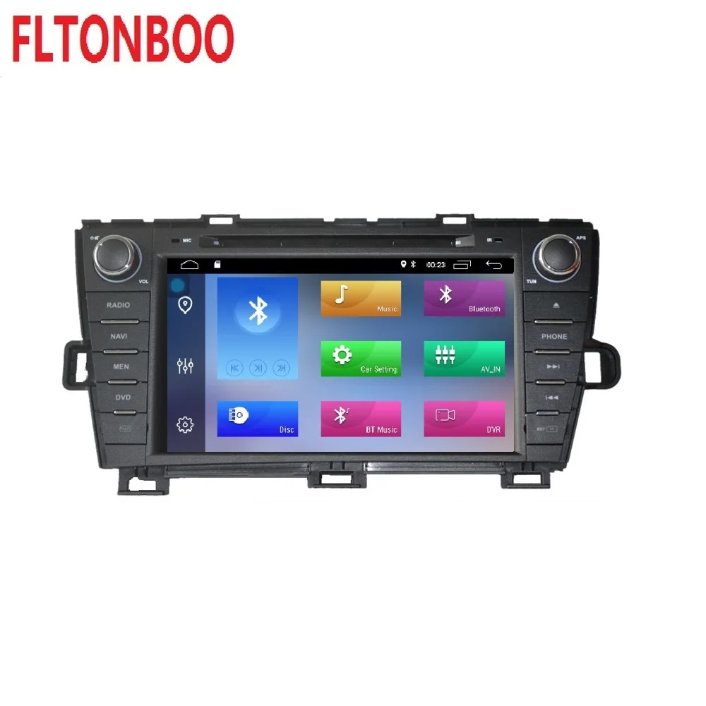 Cheap 8"Android 9 Car GPS Navigation radio dvd player for Toyota prius right ,bluetooth,steering wheel,2gb ram,16GB ROM,touch screen 4