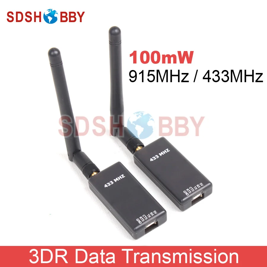 

Newest 3DR Radio Telemetry Kit 100mW 915MHz/ 433MHz with Dual TTL for Pirate MWC APM PIXHAWK