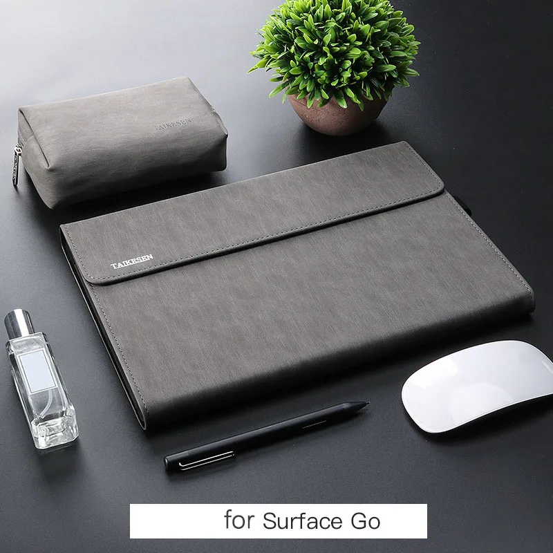 New Dark Gray Чехол для планшета для microsoft Surface Go, водонепроницаемый чехол для деловых женщин и мужчин, 10 дюймов, рукав для ноутбука для поверхности Go - Цвет: New Dark Gray