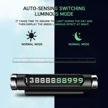 Telephone Number Plate Magnetic Adsorption Design Car Styling